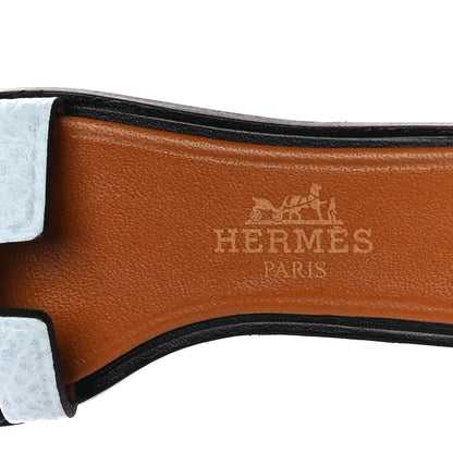 Hermes Epsom Butler Calfskin Hunter Oran Nano Bag Charm Bleu Brume 4 of 5
