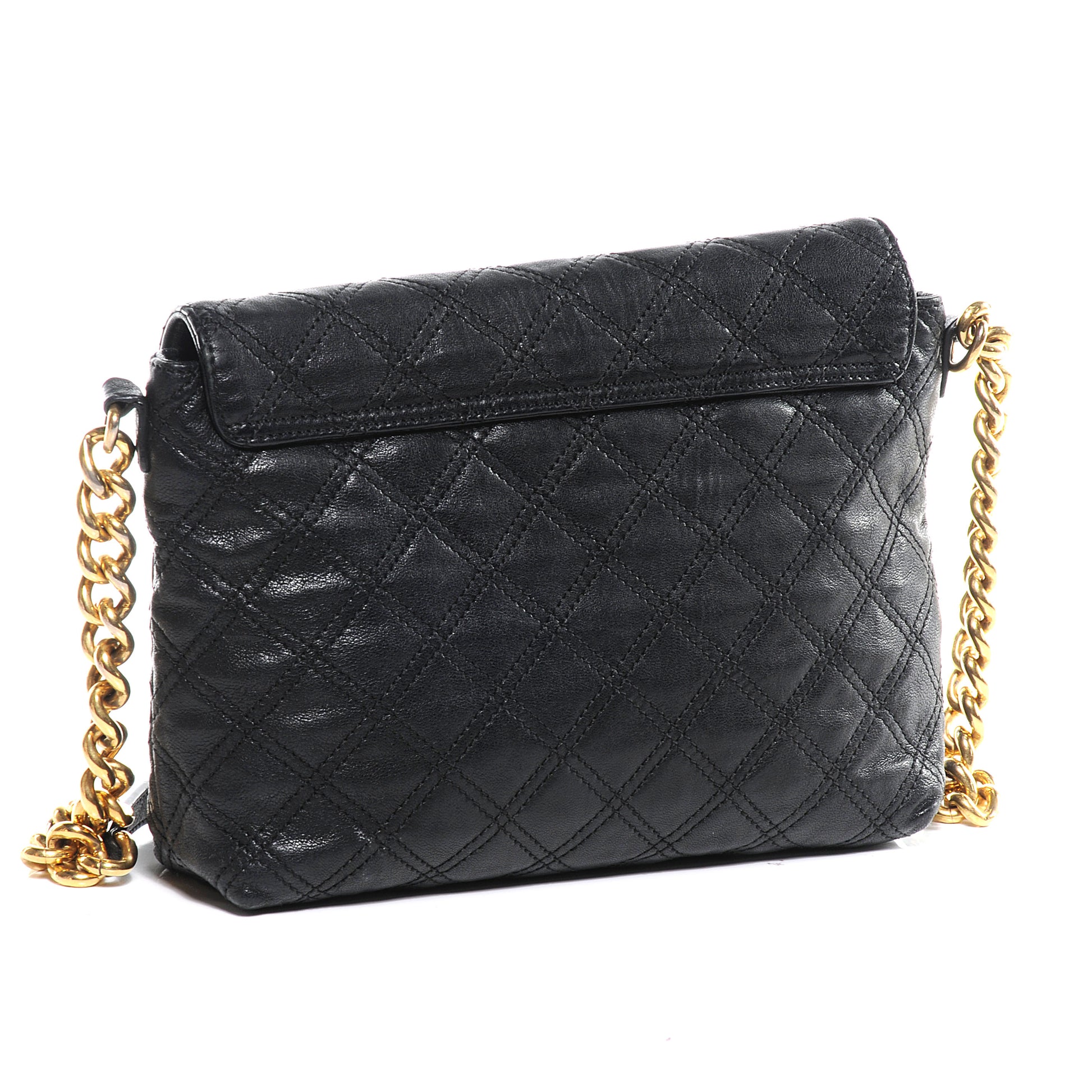 Marc Jacobs Leather Quilted The XL Single Flap Black 3 of 8