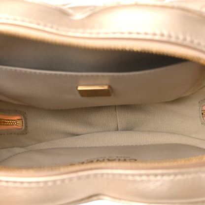 Chanel Metallic Lambskin Quilted CC In Love Heart Bag Gold 5 of 13