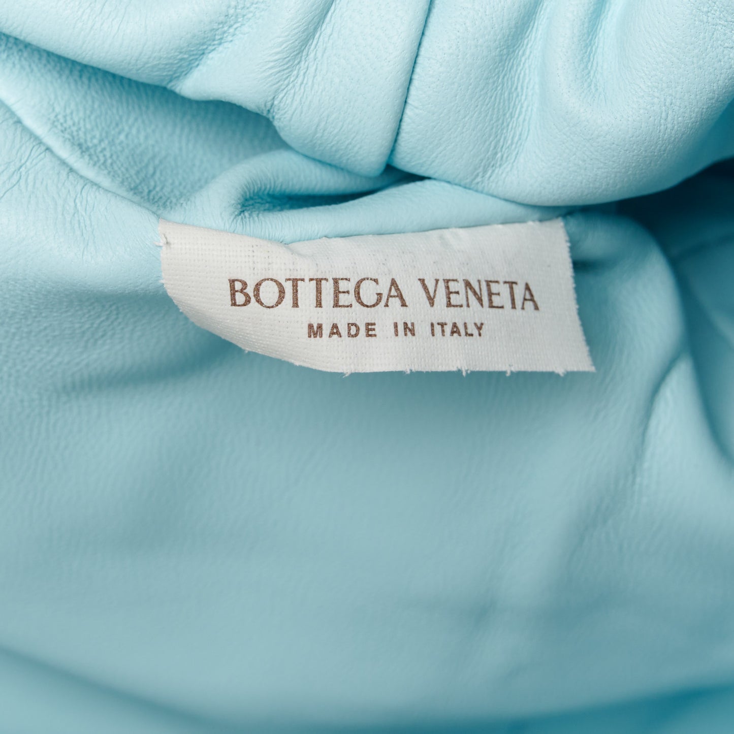 Nappa Intrecciato Teen Pouch Pale Blue