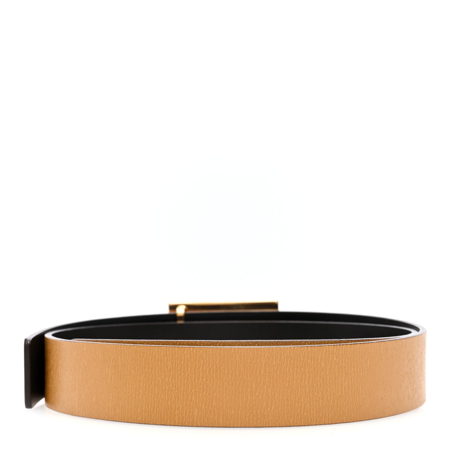 Calfskin Square G Belt 75 30 Natural