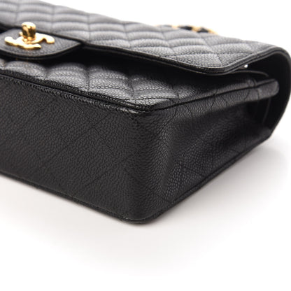 Chanel Caviar Quilted Medium Double Flap Black 7 of 11