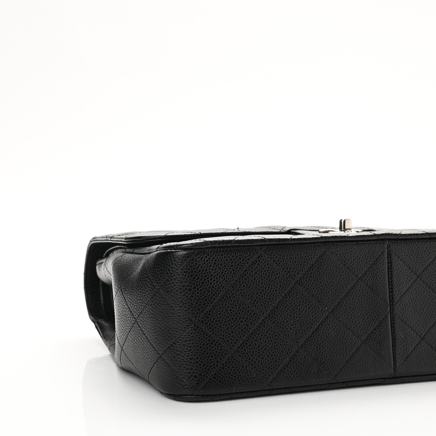 Chanel Caviar Quilted Jumbo Double Flap Black 10 of 11