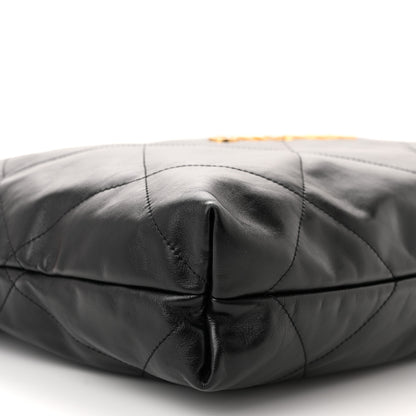 Chanel Shiny Calfskin Quilted Chanel 22 Black 10 of 13