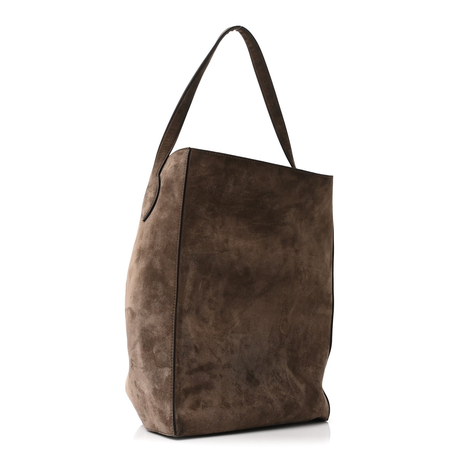 Khaite Suede Calfskin Frida Tote Brown 4 of 10