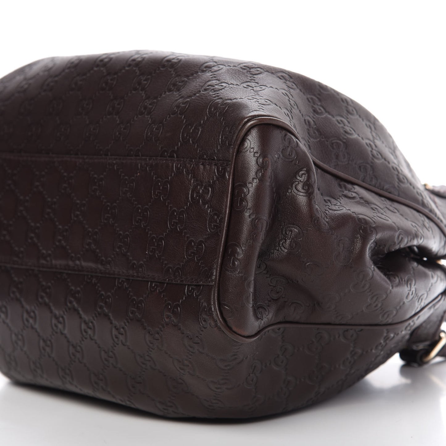 Guccissima Medium Sukey Tote Chocolate