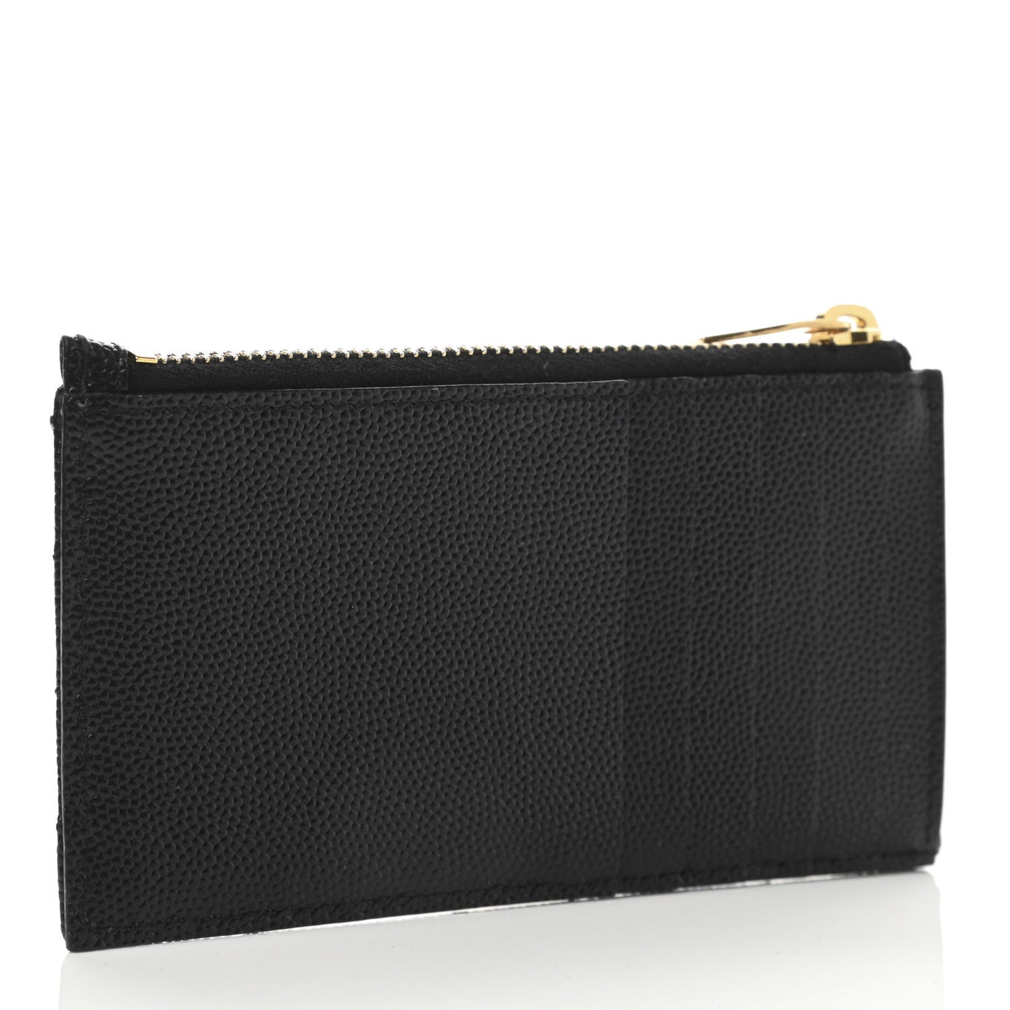 Monogram Grain de Poudre 5 Fragments Zip Pouch Card Holder Black