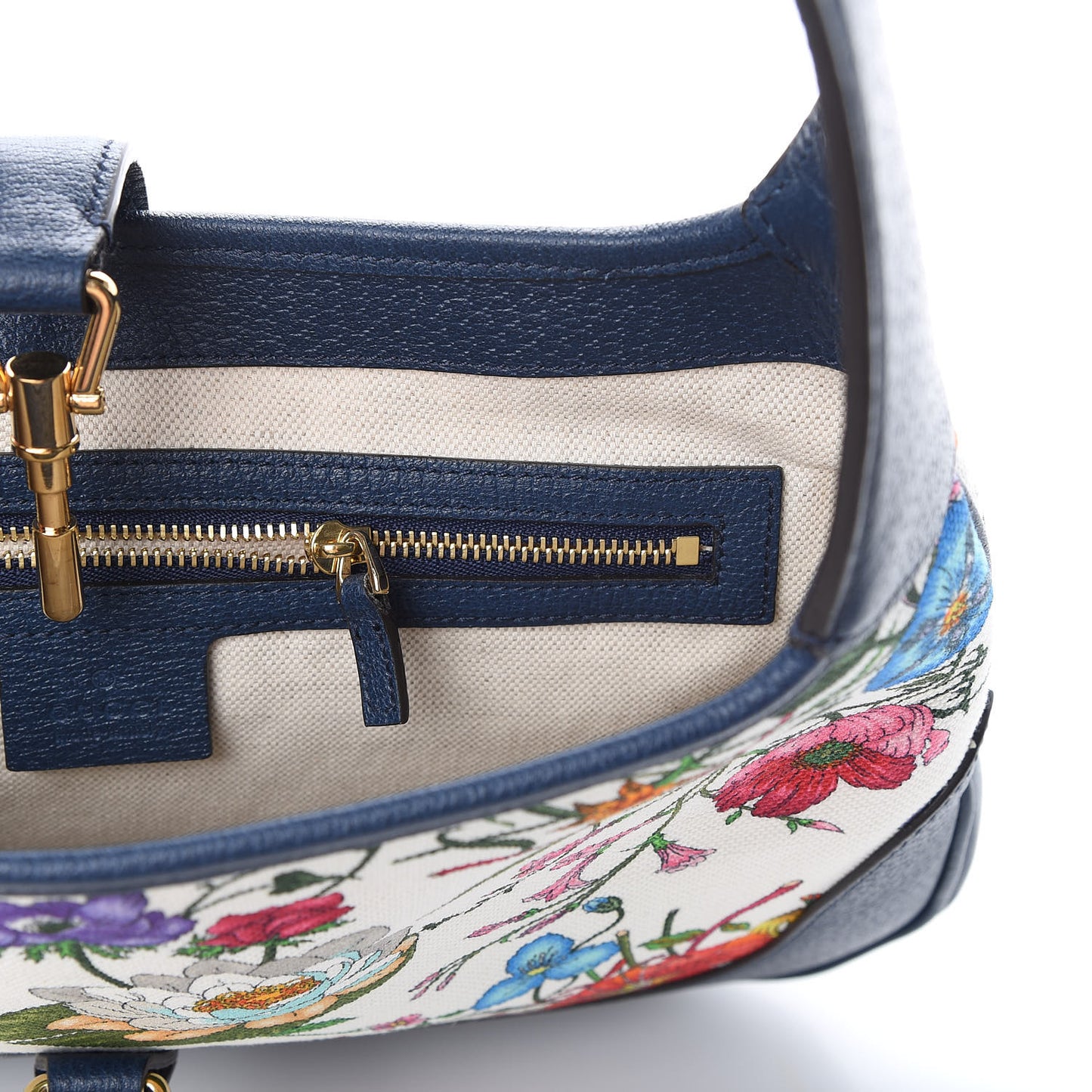 Canvas Flora Medium Jackie Hobo Blue Agata