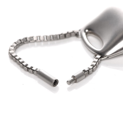 Chanel CC Bag Charm Key Chain Silver 5 of 5