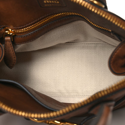 Miu Miu Nappa Aviator Small Aventure Bag Rovere 5 of 11