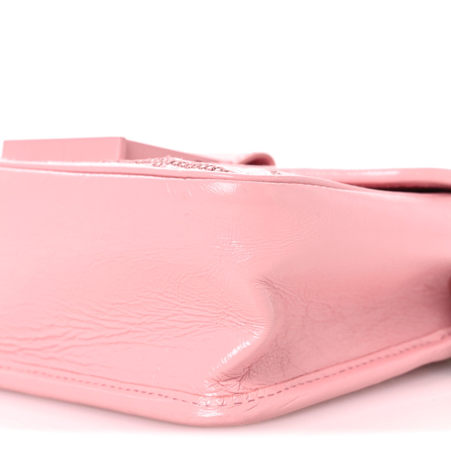 Crash Calf Quilted Mini Travia Shoulder Bag Pink