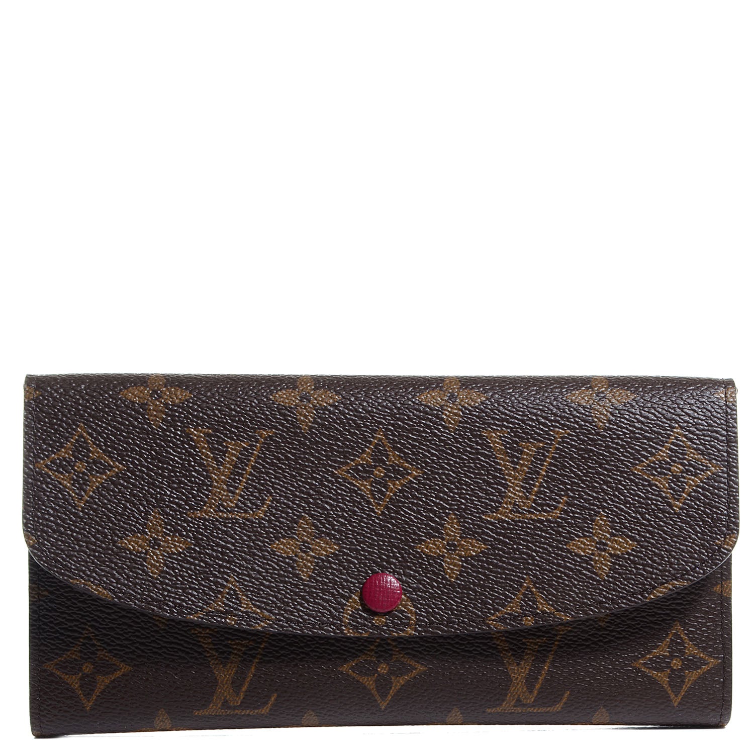 Louis Vuitton Monogram Emilie Wallet Fuchsia 1 of 8