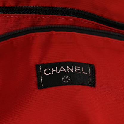 Chanel Nylon Large Travel Duffle Bag Black 6 of 10