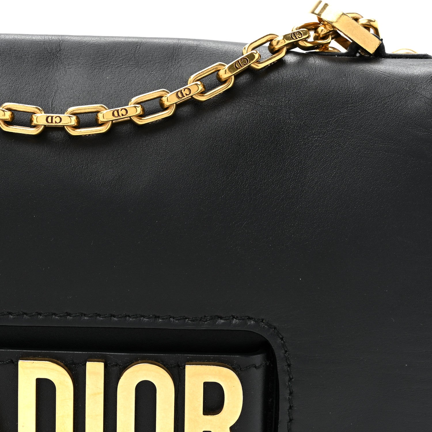 Christian Dior Calfskin J'Adior Chain Flap Bag Black 8 of 17