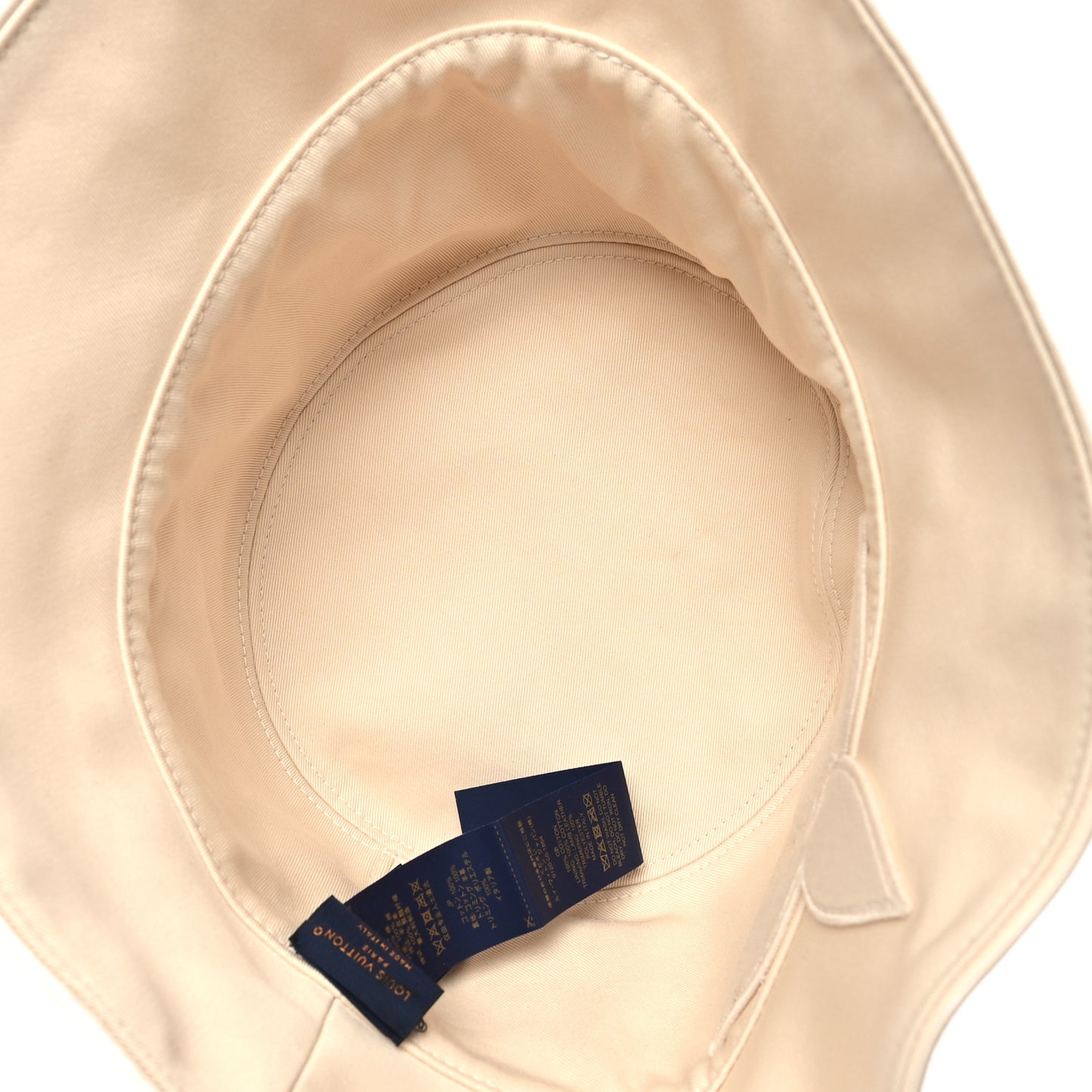 Jacquard Monogram LV First Bucket Hat M Beige