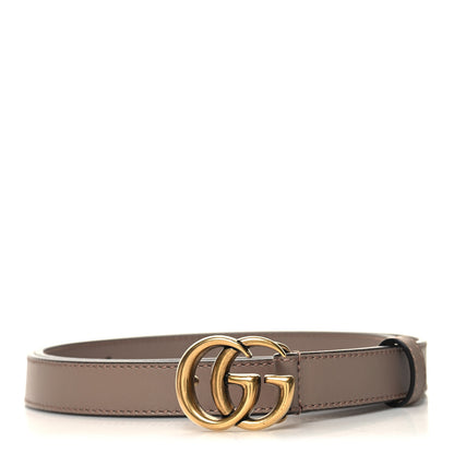 Gucci Calfskin Double G 20mm Belt 85 34 Porcelain Rose 1 of 5