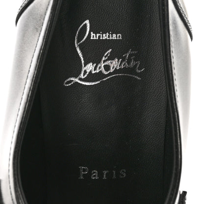 Christian Louboutin Brushed Calfskin Moc Lug Alta 100 Pump 39 39 Black 7 of 8
