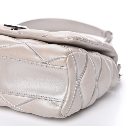 Louis Vuitton Lambskin Malletage GO-14 PM Silver 9 of 16