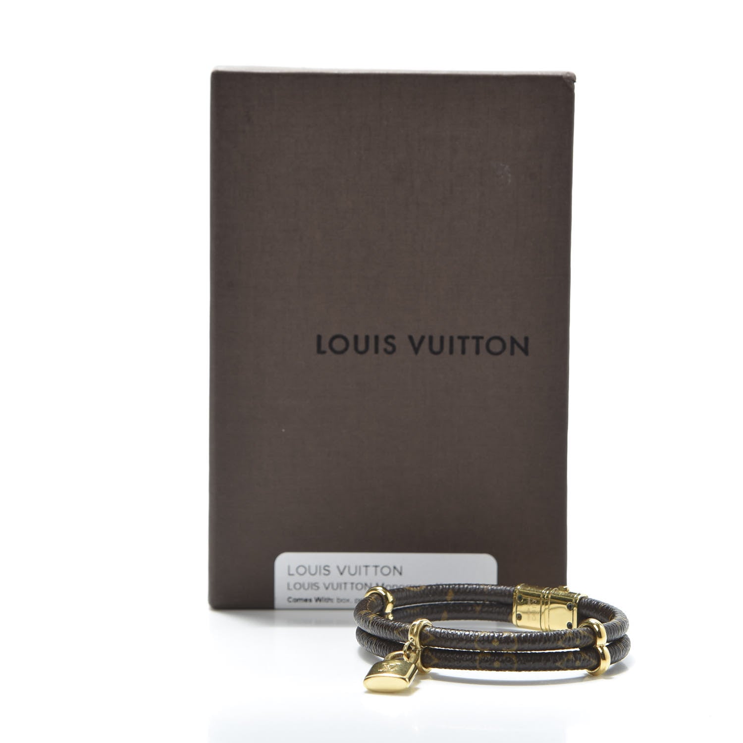 Louis Vuitton Monogram Keep It Twice Bracelet 19 5 of 5