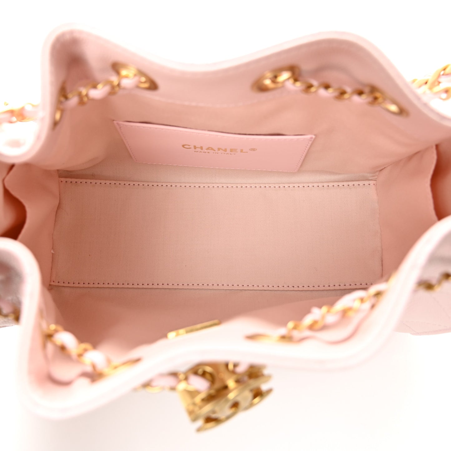 Caviar Quilted Mini Chanel 25 Handbag Light Pink