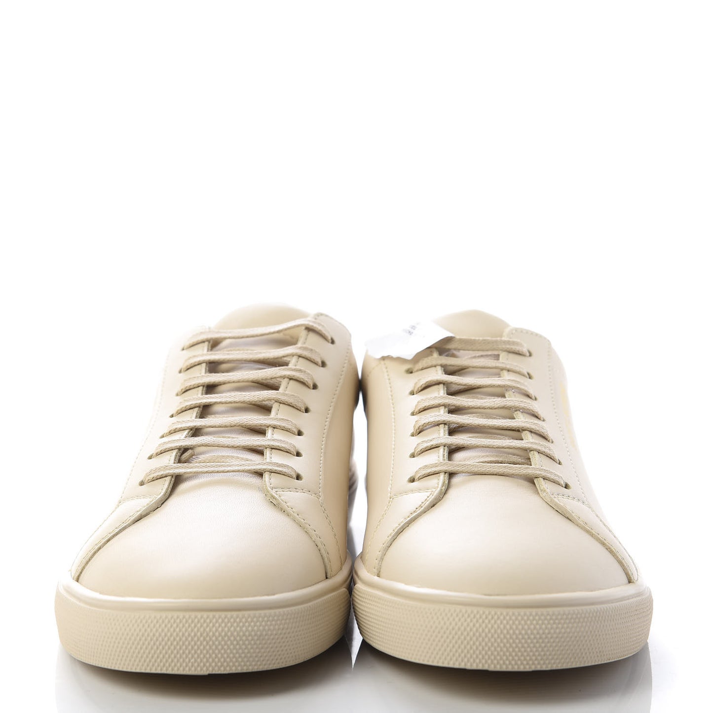 Calfskin Andy Low Top Sneakers 40 Dark Coquille