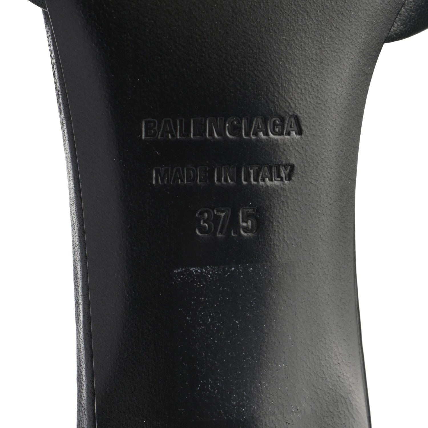 Balenciaga Soft Nappa Square Knife Bow Mule Sandals 37.5 Black 6 of 8