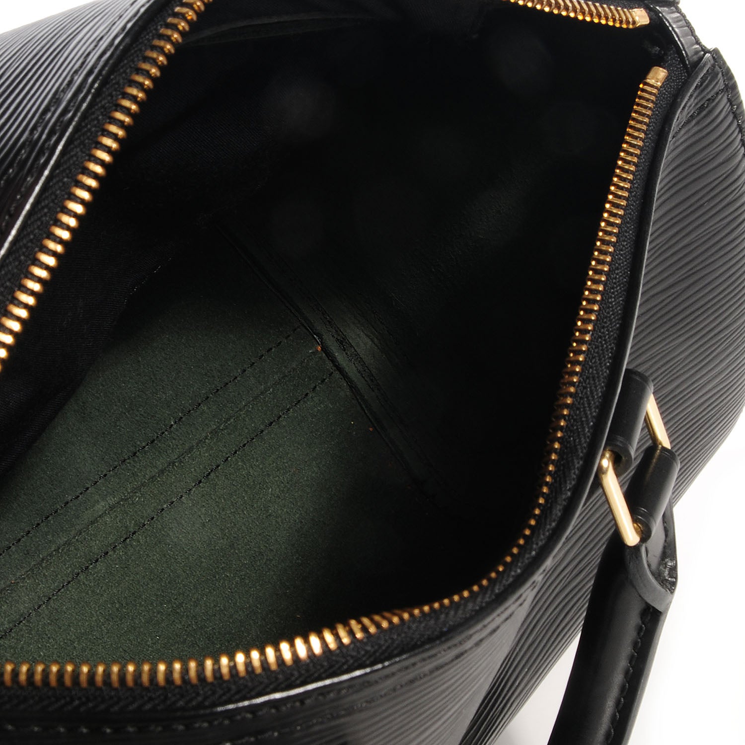 Louis Vuitton Epi Speedy 25 Black 6 of 7