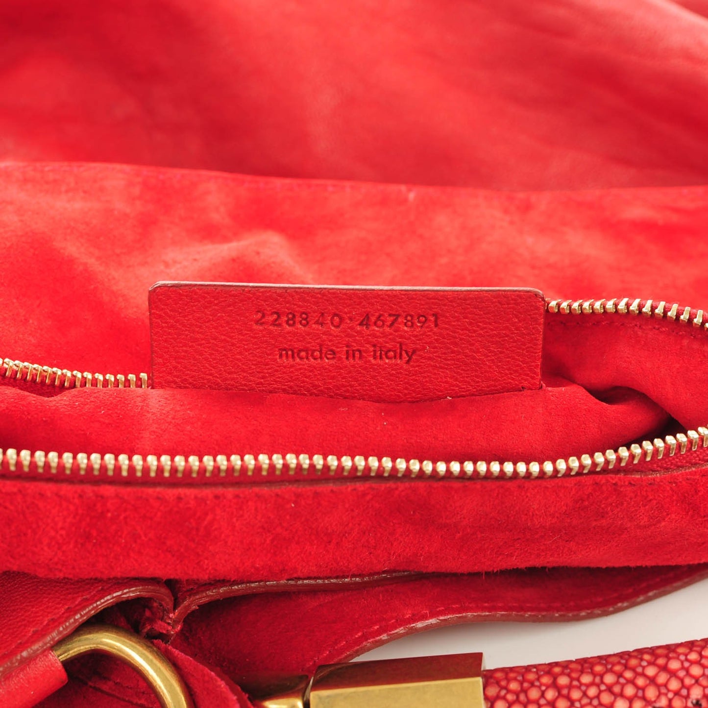Sheepskin Stingray Large Roady Hobo Red