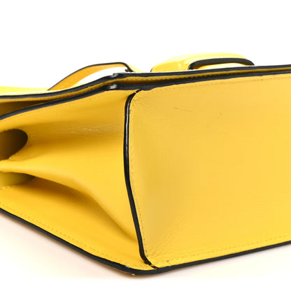 Loewe Calfskin Medium Barcelona Shoulder Bag Yellow 8 of 9