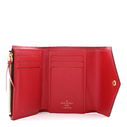 Louis Vuitton Damier Ebene Victorine Wallet Cherry 5 of 8
