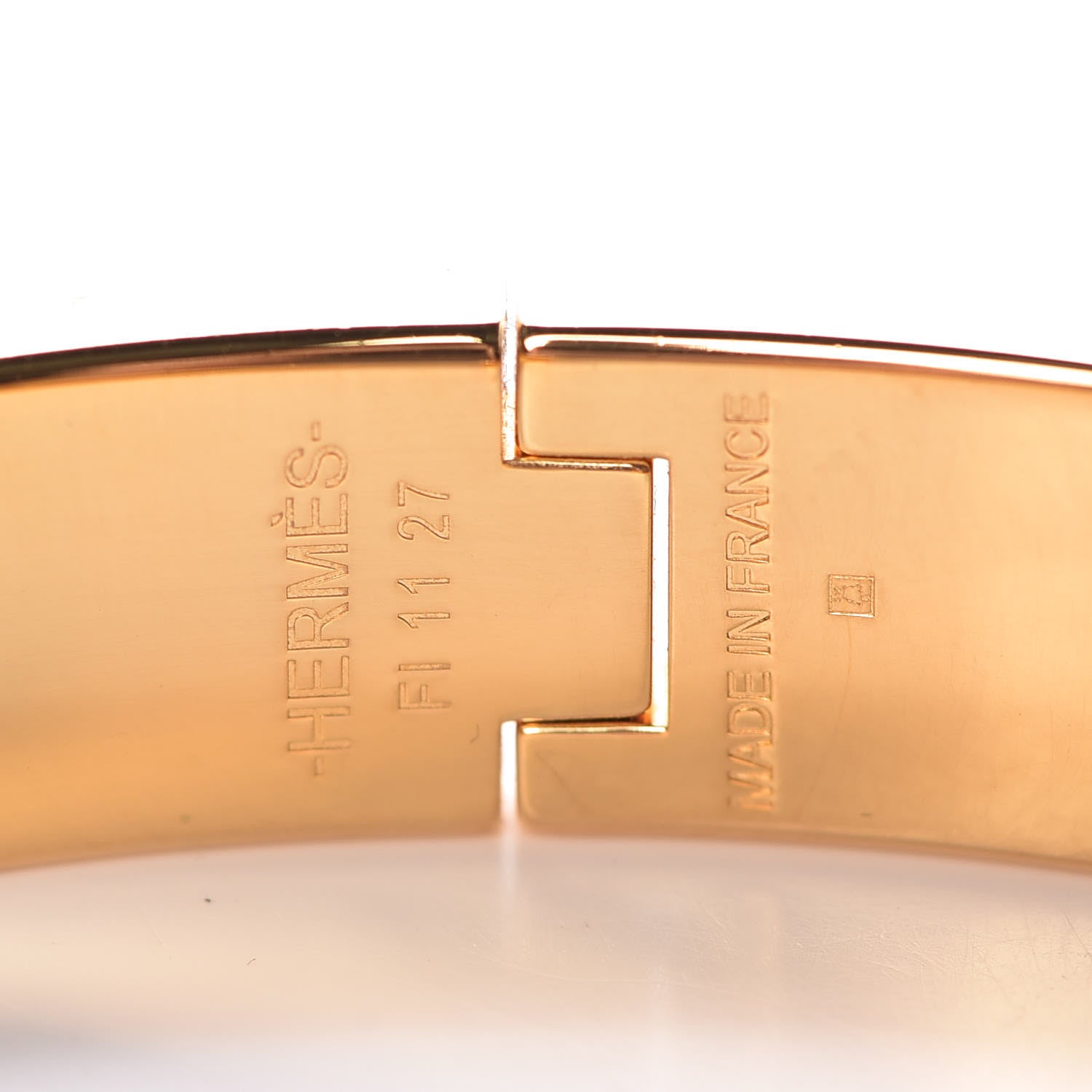 Hermes Enamel Narrow Clic Clac H Bracelet PM Black 4 of 6