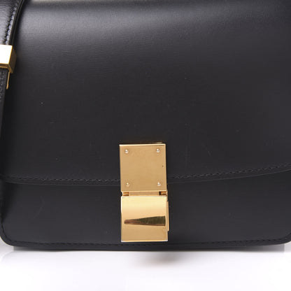 Celine Box Calfskin Small Classic Box Flap Bag Black 6 of 8