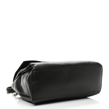 Givenchy Waxy Grained Calfskin Medium Pandora Pure Flap Bag Black 4 of 9