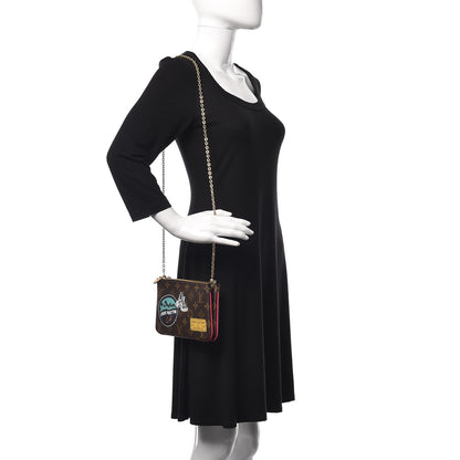 Louis Vuitton Monogram World Tour Double Zip Pochette 2 of 9