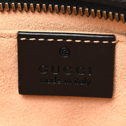 Gucci Calfskin Matelasse Small GG Marmont Chain Shoulder Bag Black 6 of 16
