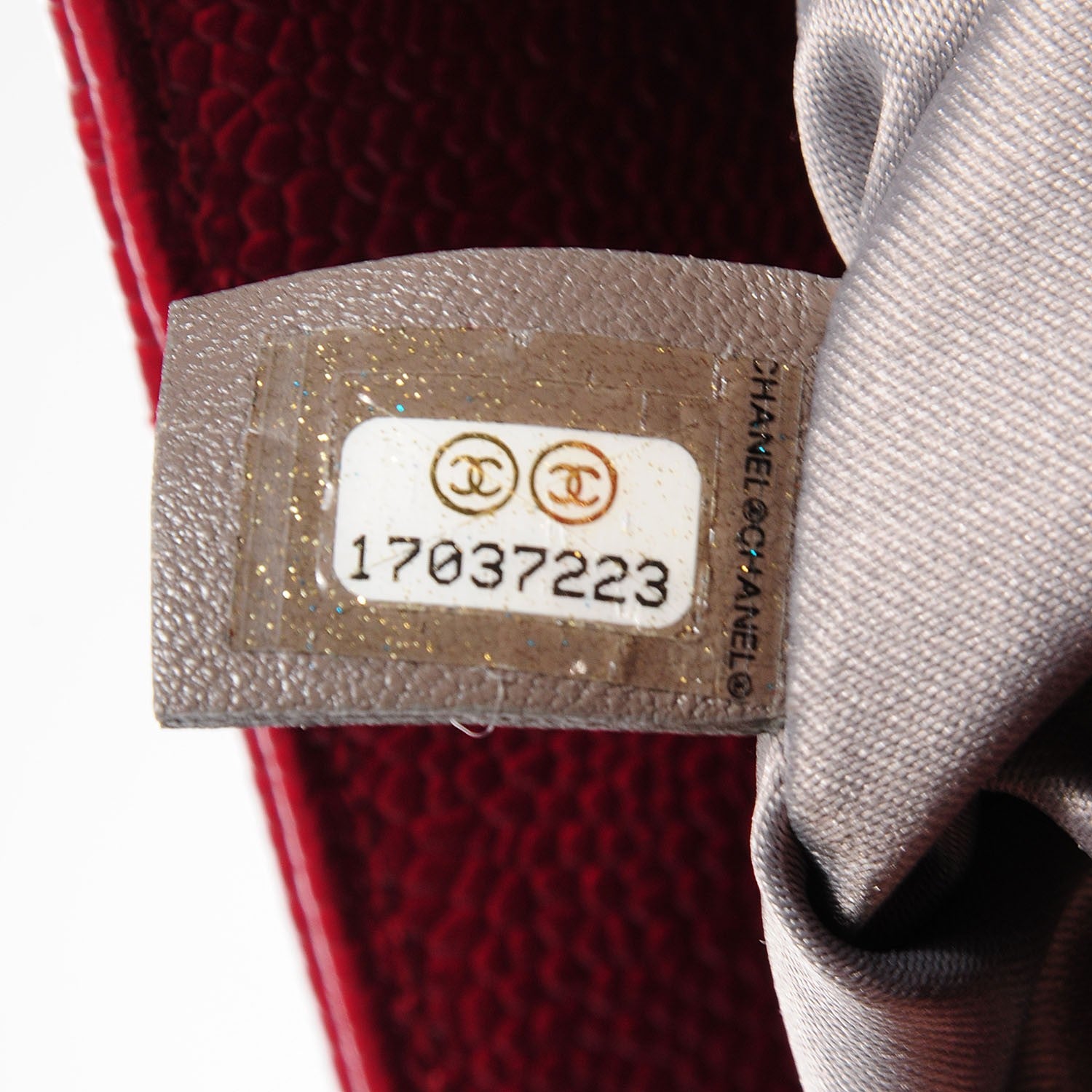 Chanel Caviar Grand Shopping Tote GST Red 7 of 7