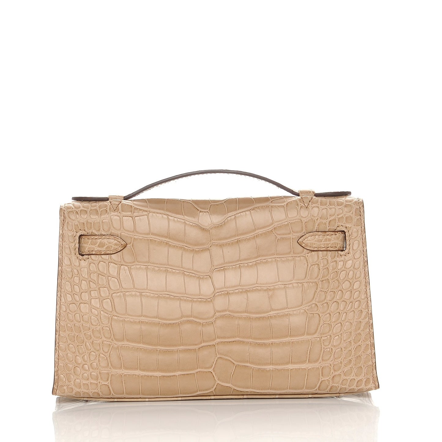 Matte Alligator Kelly Pochette Poussiere