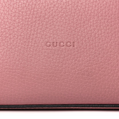 Gucci Cellarius Calfskin Medium Bamboo Daily Top Handle Bag Carmine Rose 11 of 13