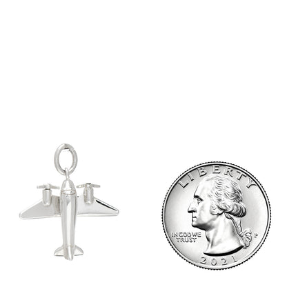 Tiffany Sterling Silver Airplane Charm 2 of 3