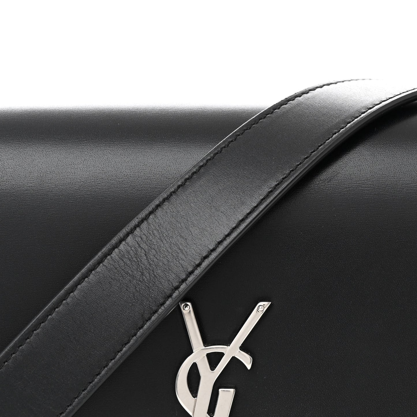 Box Calfskin Monogram Medium Solferino Satchel Black