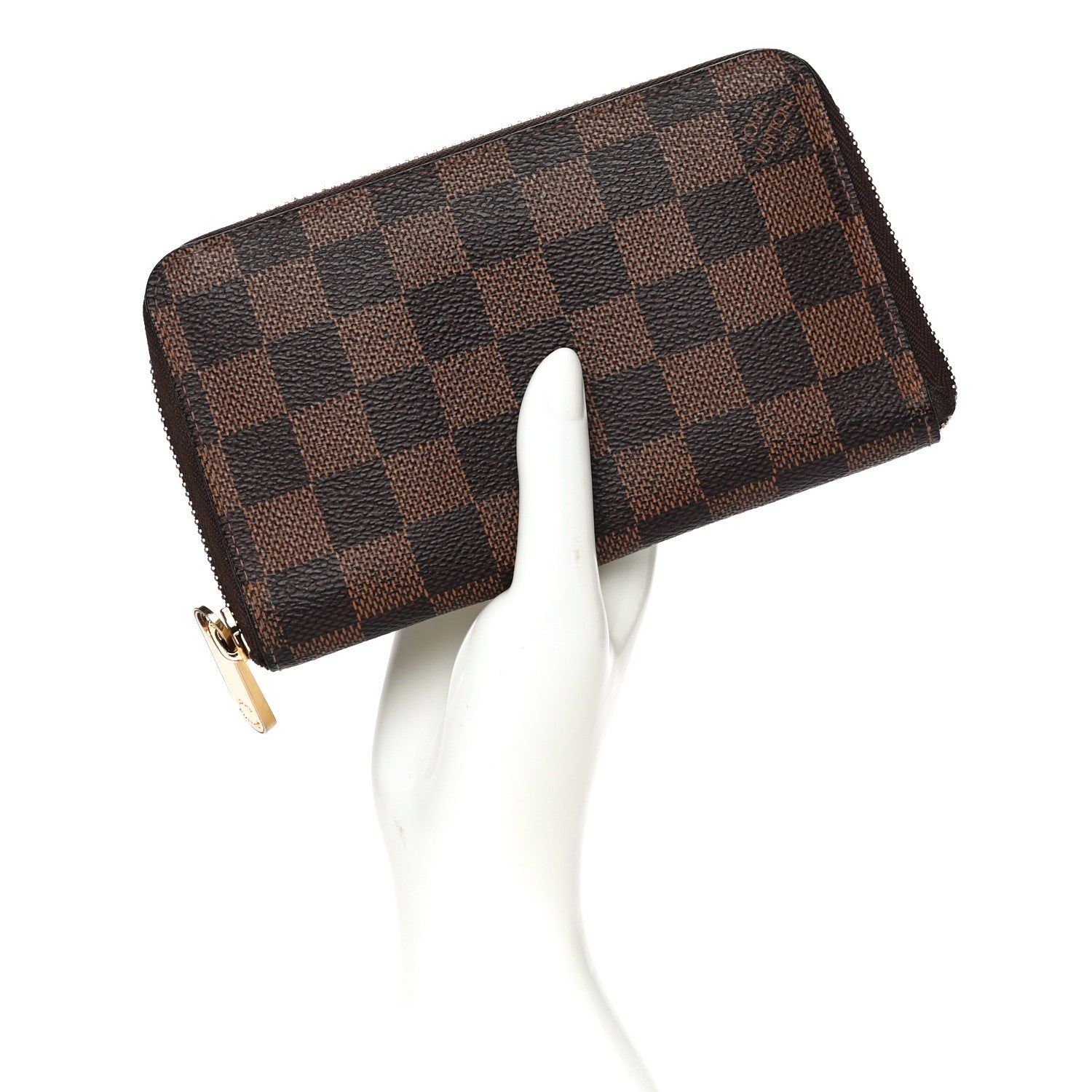 Louis Vuitton Damier Ebene Zippy Compact Wallet 2 of 11