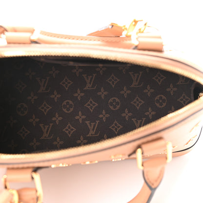 Louis Vuitton Calfskin Metal Monogram Alma BB Camel Brown 5 of 10