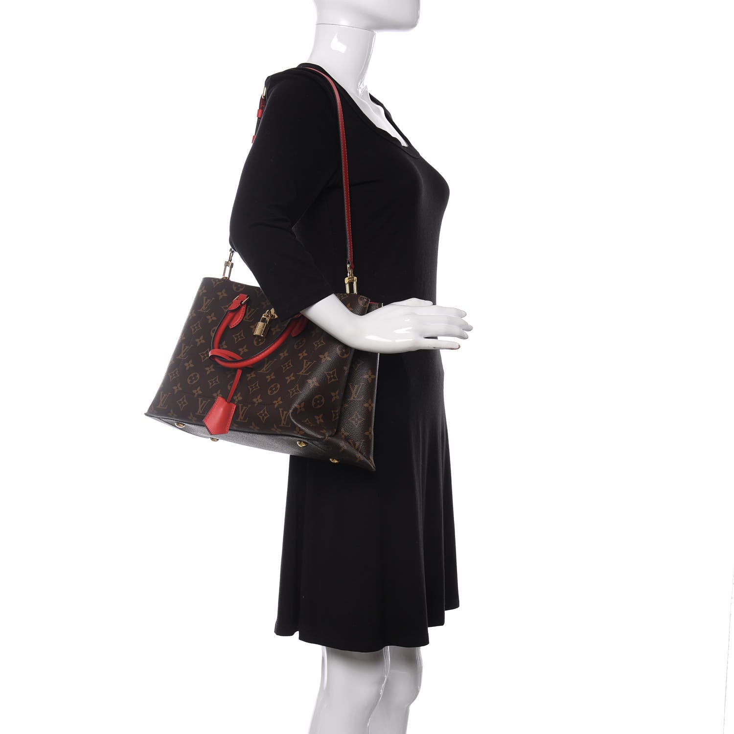 Louis Vuitton Monogram Flower Tote Coquelicot 2 of 10