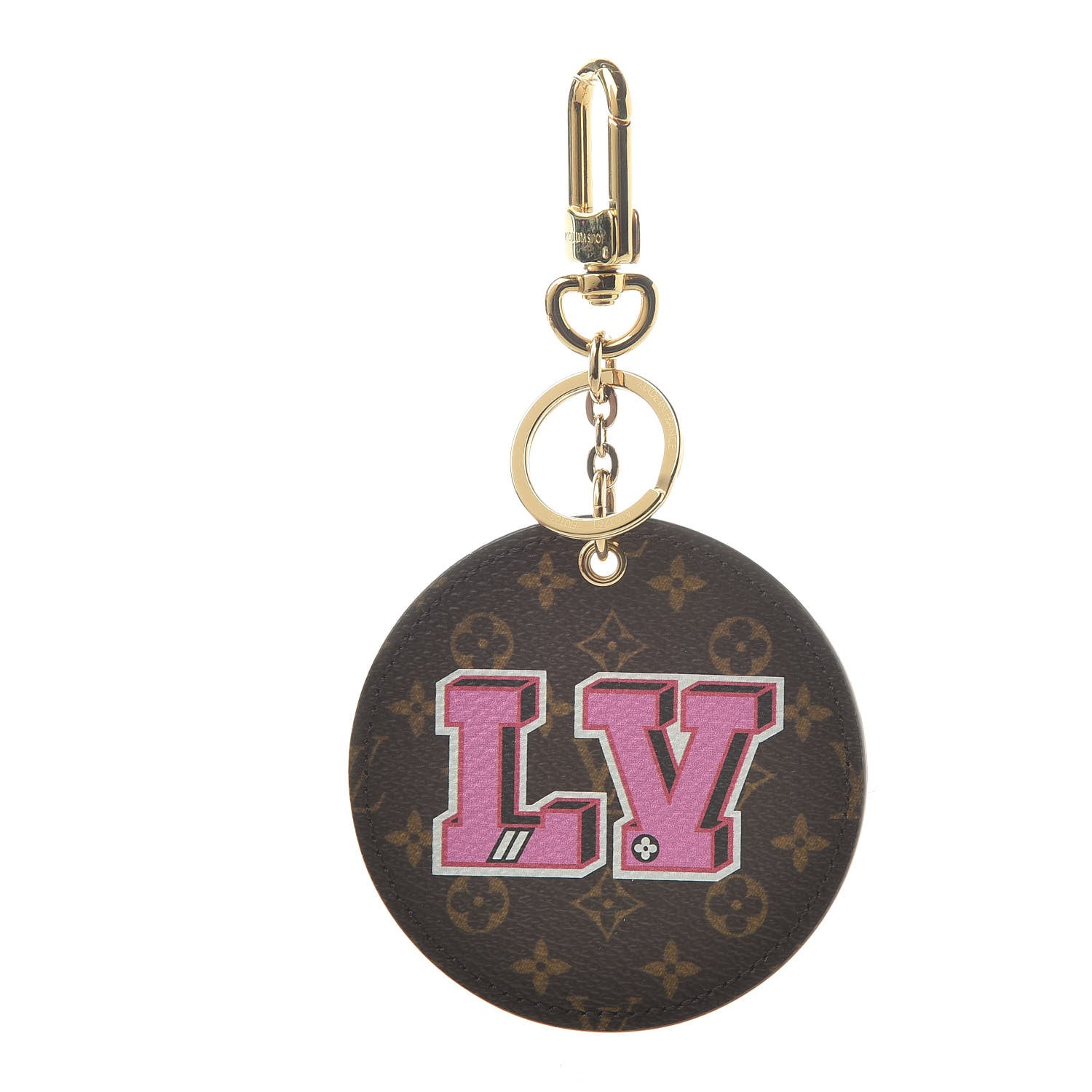 Louis Vuitton Monogram Stories Bag Charm Key Holder 1 of 4