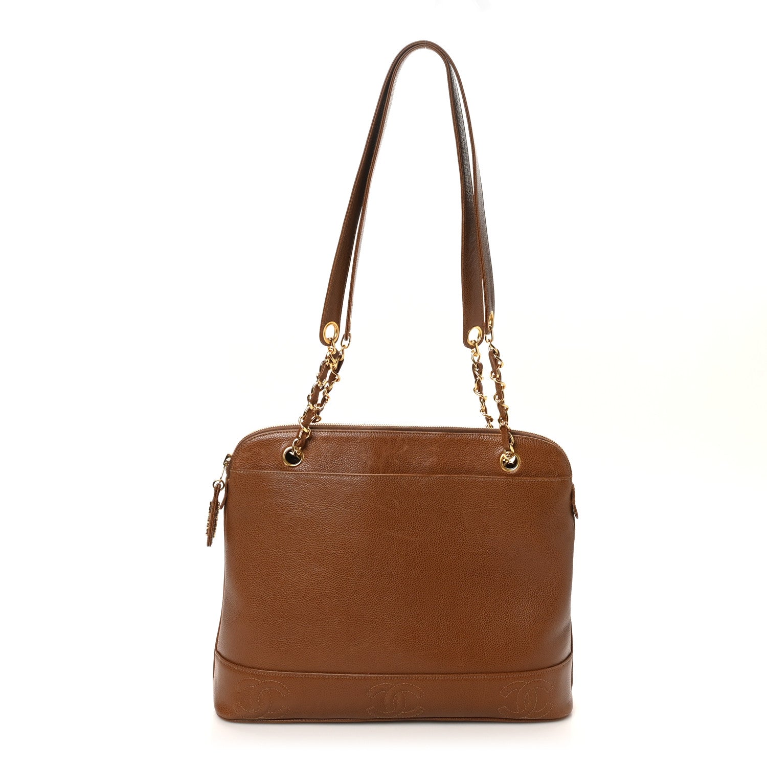 Chanel Caviar CC Shoulder Bag Brown 1 of 11