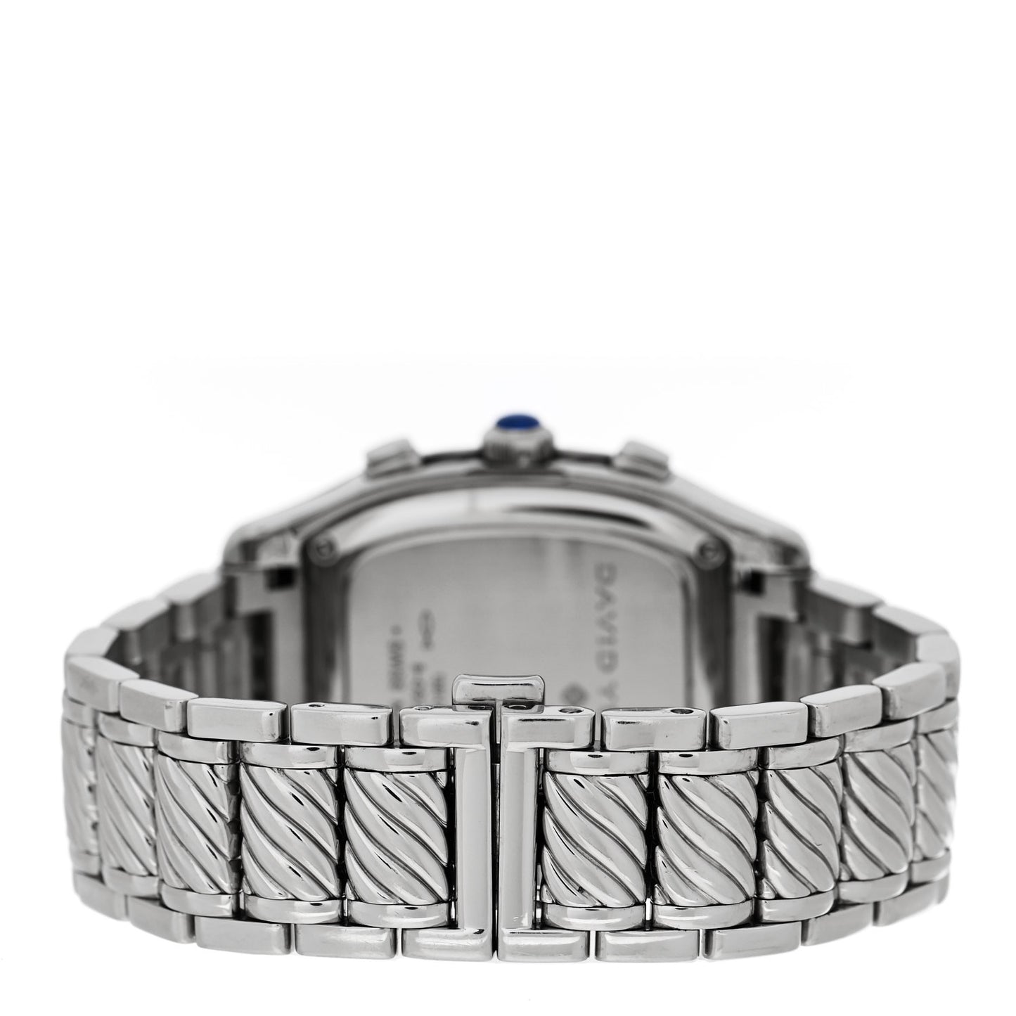 Stainless Steel Diamond Bezel Blue Mother of Pearl 35mm Thoroughbred Chronograph Quartz Watch