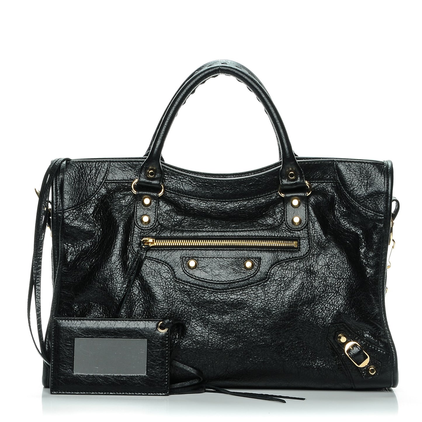 Agneau Classic Gold Hardware City Black