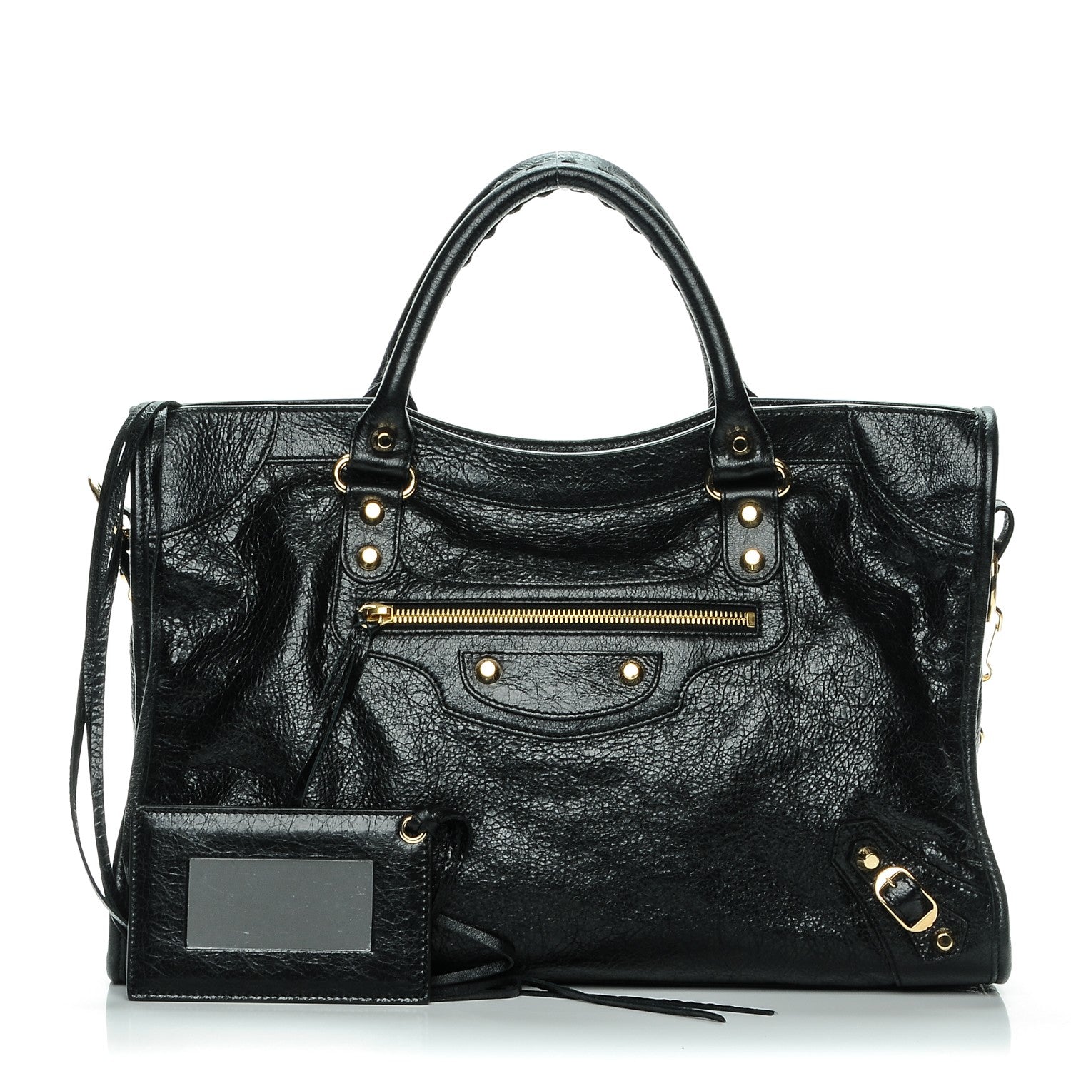 Balenciaga Agneau Classic Gold Hardware City Black 1 of 8