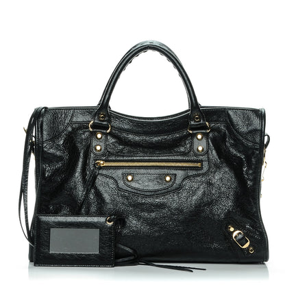 Balenciaga Agneau Classic Gold Hardware City Black 1 of 8