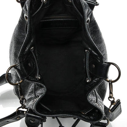 Balenciaga Agneau Classic Hardware Mini Pompon Black 6 of 7